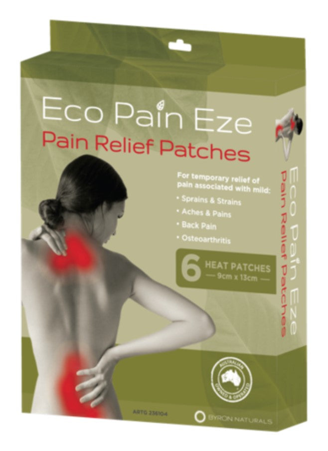 Byron Naturals Pain Eze Patches 6pk