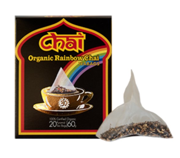 Chai Tea Organic Rainbow Chai 20 Tea Bags