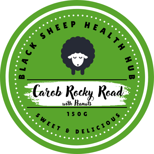 Carob Coated Rocky Road with Peanuts 150g