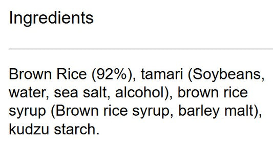 Spiral Foods Tamari Crackers 65g