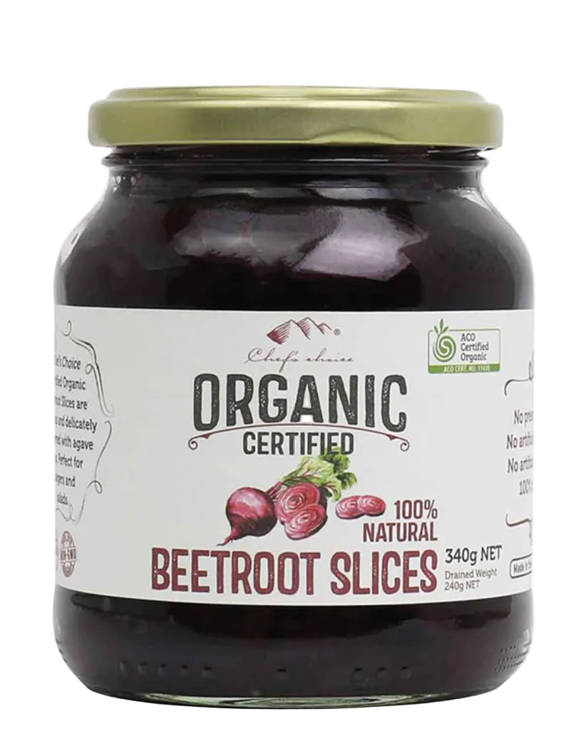 Chef's Choice Organic Beetroot Slices 340g