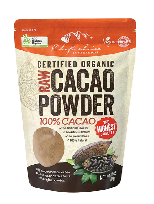 Chef's Choice Certified Organic Raw Cacao Powder 300g