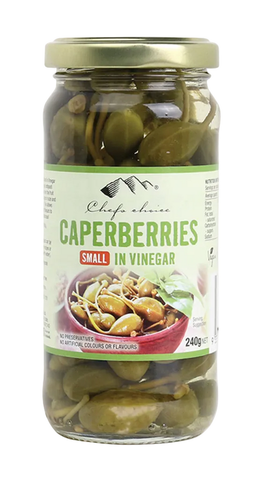 Chef's Choice Caperberries Small in Vinegar 240g