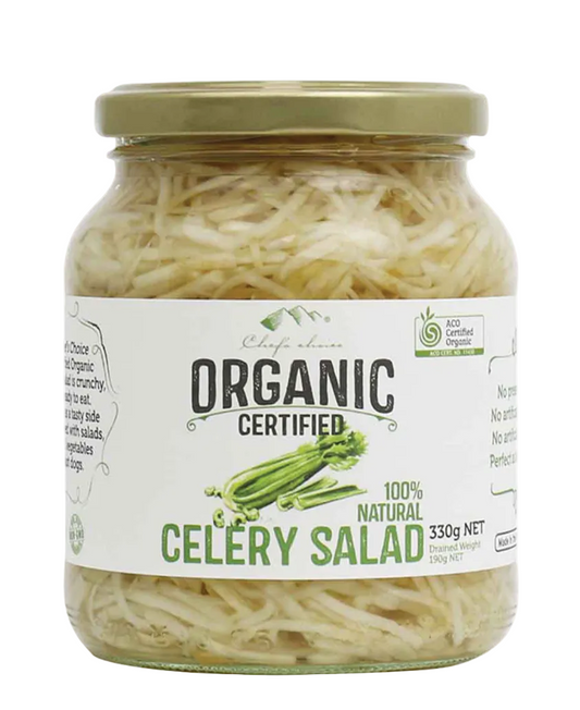 Chef's Choice Certified Organic Celery Salad 330g