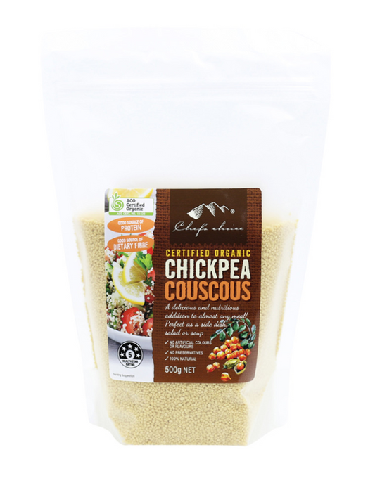 Chef's Choice Certified Organic Chickpea Couscous 500g