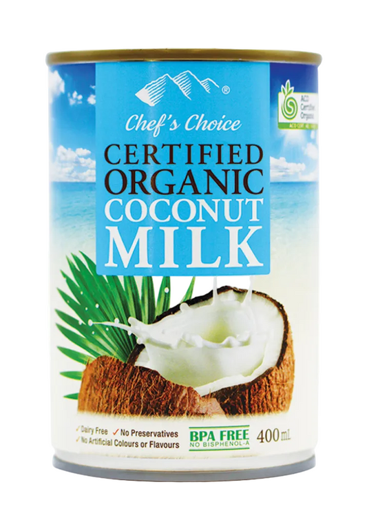 Chef's Choice Certified Organic Coconut Milk 400ml