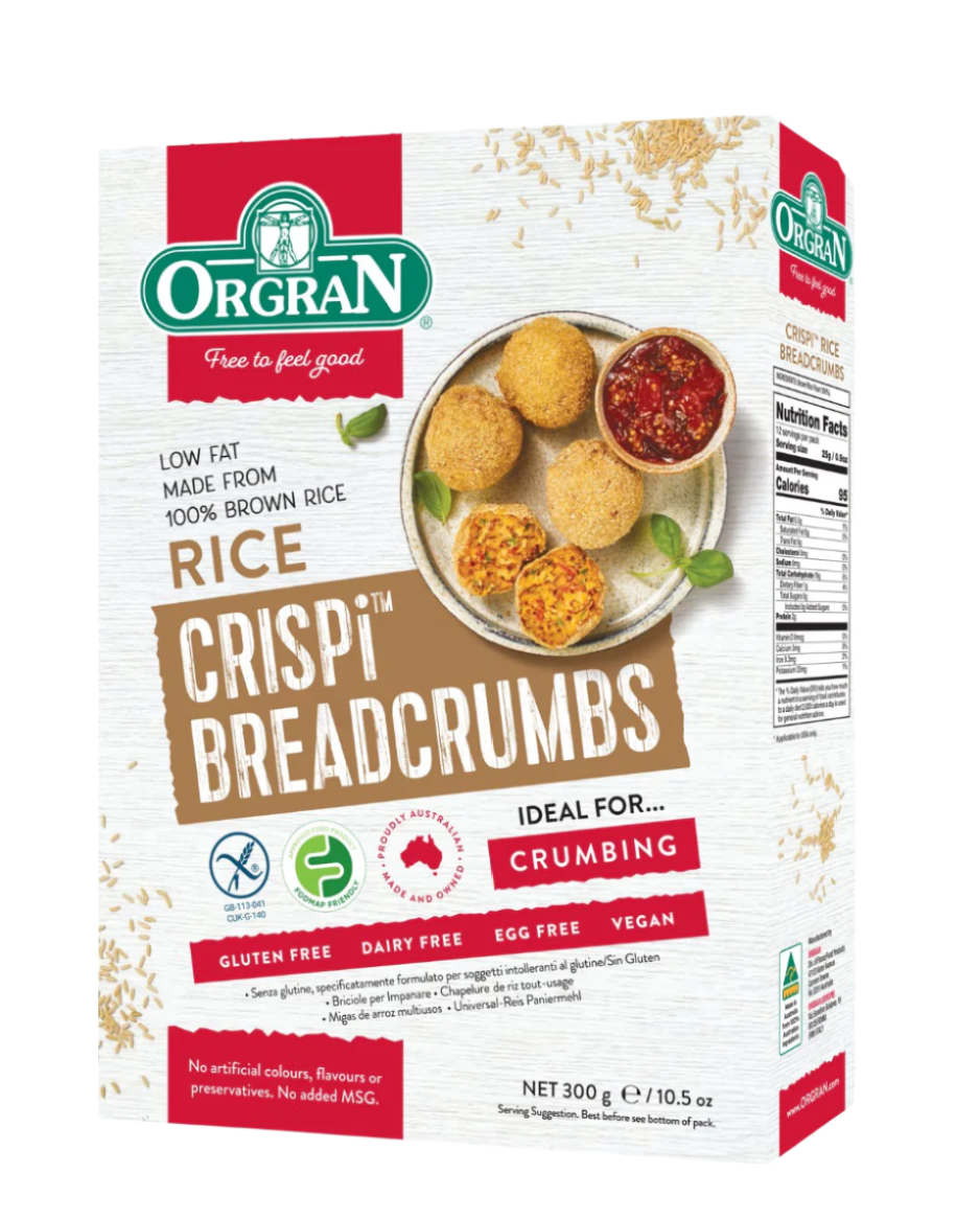 Orgran All Purpose Rice Crispi Breadcrumbs 300g