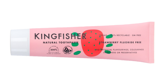 Kingfisher Children's Fluoride-Free Strawberry Toothpaste 75ml