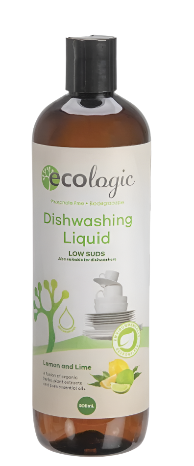 Ecologic Lemon & Lime Dishwashing Liquid 500ml