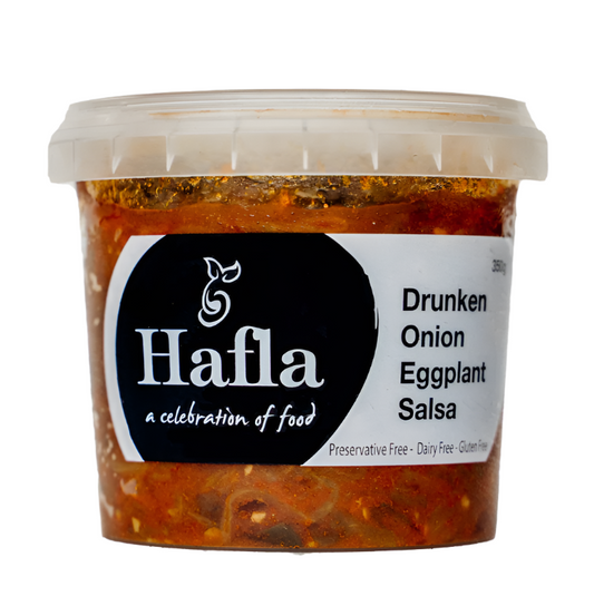 Hafla Drunken Onion Eggplant Salsa 350g