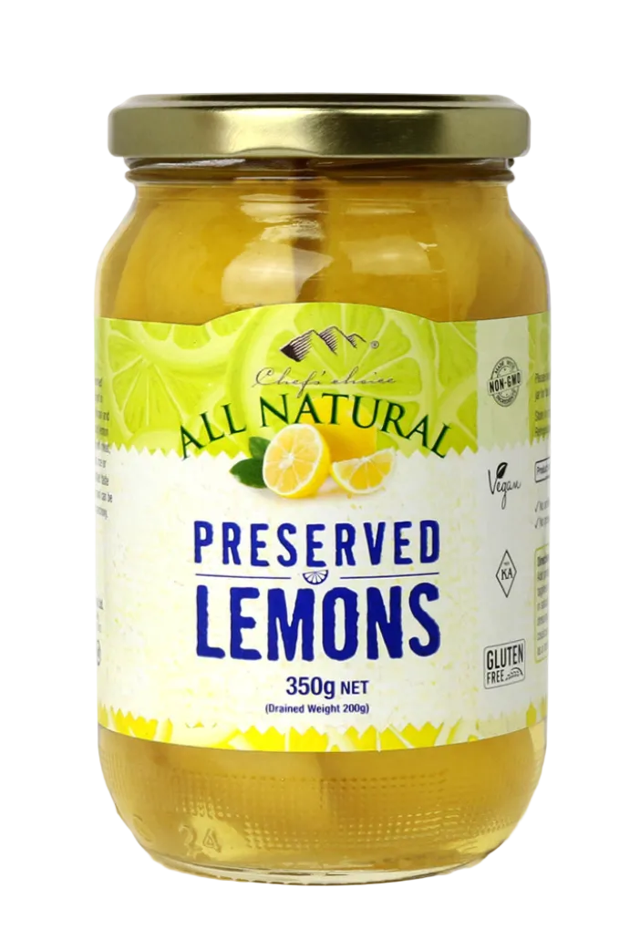 Chef's Choice All Natural Preserved Lemons 350g