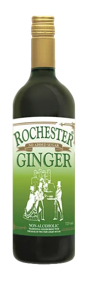 Bottle of Rochester Ginger with no added sugar online at Black Sheep Health Hub