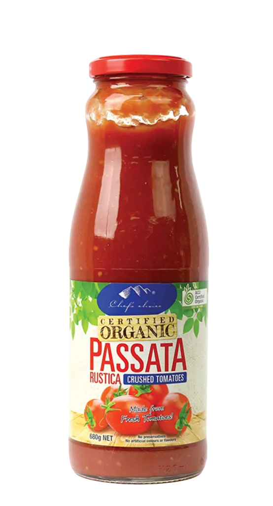 Chef's Choice Certified Organic Passata Rustica 680g