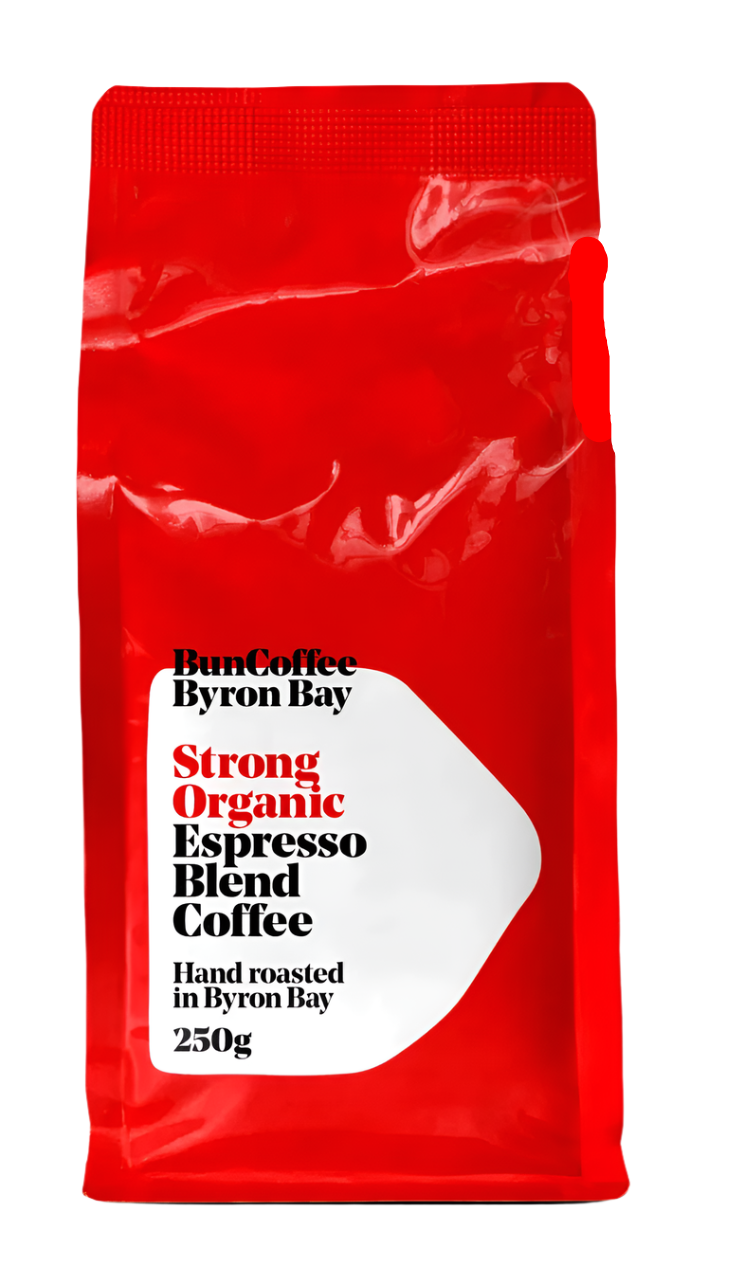 Bun Coffee Strong Espresso Blend Coffee 250g Espresso Grind