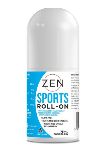 Zen Pain Relief Sports Roll On 75mL