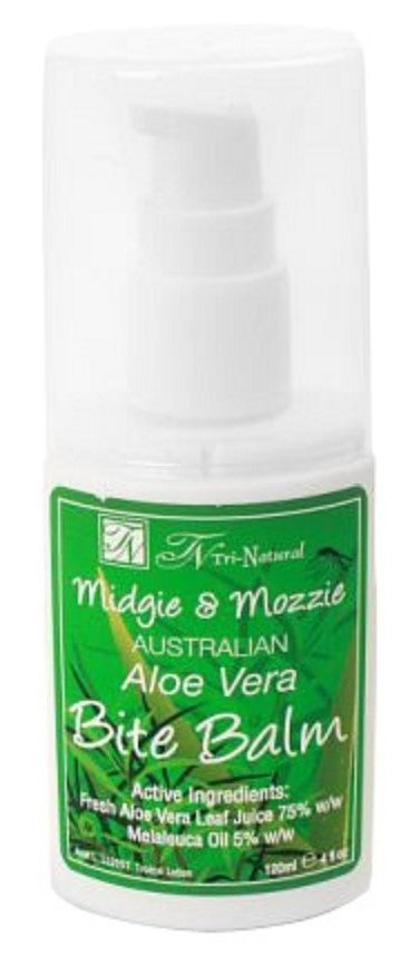 Tri-Natural Australian Aloe Vera Midge & Mozzie Bite Balm 120ml