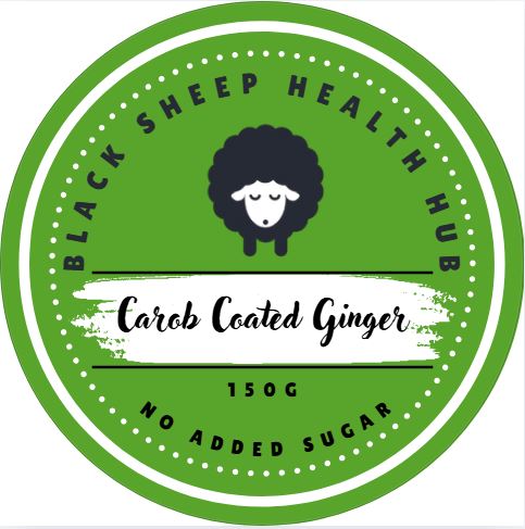 Ginger Carob Pieces No Added Sugar 150g