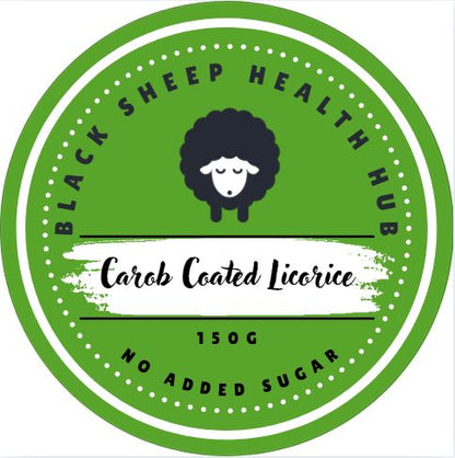 Licorice Carob Coated No Added Sugar 150g