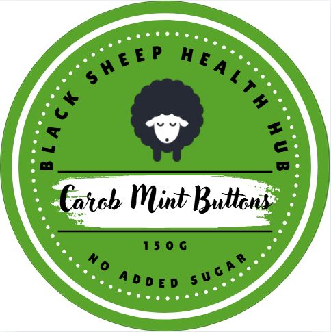 Mint Carob Buttons No Added Sugar 150g