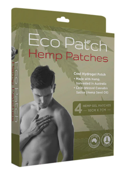 Byron Naturals Eco Pain Hemp Cooling Patches 4pk