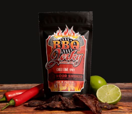 BBQ Jerky Hot Chilli Lime 50g