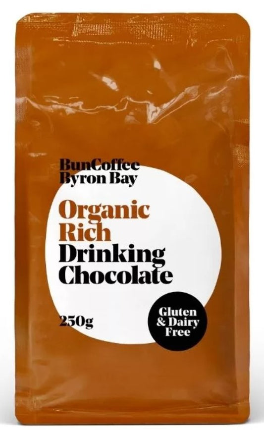 Bun Coffee Byron Bay Organic Rich Drinking Chocolate