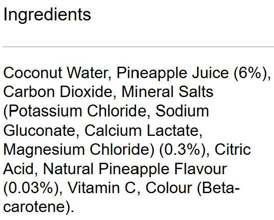 Bonsoy Isotonic Hydration Pineapple 250ml