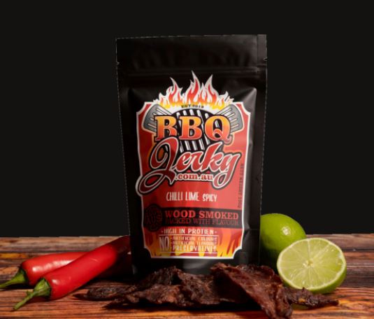 Mild Chilli Lime BBQ Jerky 50g