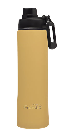 Made by Fressko Move 660ml Drink Bottle in colour Canary
