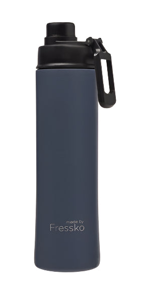 Made by Fressko Move 660ml Drink Bottle in colour Denim