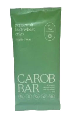 Maple Moon Peppermint Buckwheat Crisp Vegan Carob Bar 90g