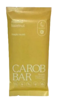 Maple Moon Dark Roasted Hazelnut Vegan Carob Bar 90g