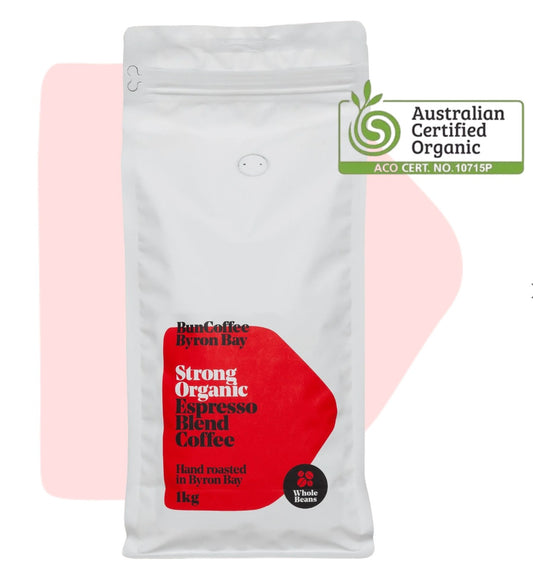 Bun Coffee Strong Organic Espresso Beans