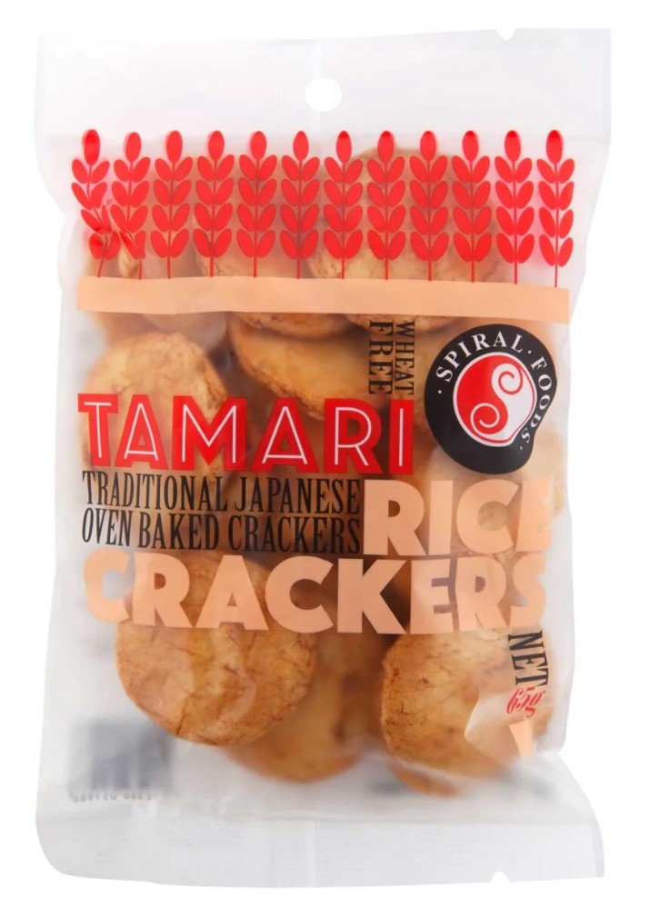 Spiral Foods Tamari Crackers 65g – Black Sheep Health Hub